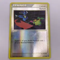 Switch Trainer Card 119/130 Reverse Holo Rare - 2007 Diamond & Pearl Pokemon - Image 1