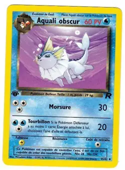 POKEMON AQUALI OBSCUR FRENCH 1ST EDITION CARD 45/82 - Image 1