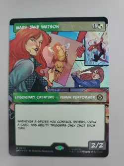 MTG Mary Jane Watson Marvel's Spider-Man Foil Comic Rare - Image 1