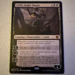 Lolth, Spider Queen 112/281 Non Foil The List Reprints MTG Near Mint - Image 1