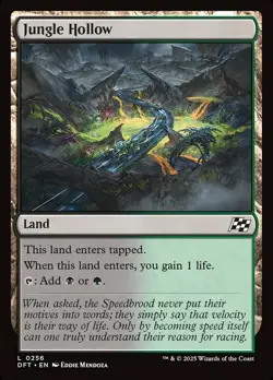 x1 Jungle Hollow - Aetherdrift - NM - MTG - Image 1