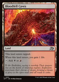 x1 Bloodfell Caves - Aetherdrift - NM - MTG - Image 1