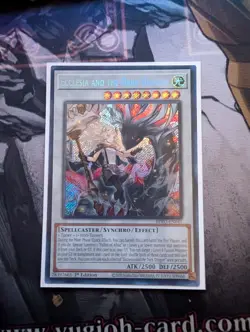 Ecclesia and the Dark Dragon - BPRO-EN041 - 1st Edition - Secret Rare - NM - Image 1