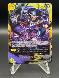 Marshall D. Teach OP16-119 One Piece Secret Rare (SEC) - The Time of Battle - Image 1