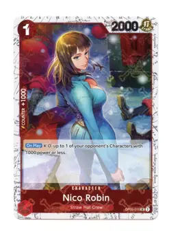 Nico Robin (Jolly Roger Foil) OP05-010 UC Foil One Piece Premium Booster Best LP - Image 1