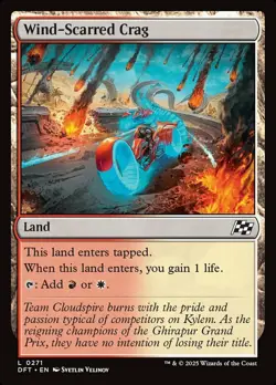 x1 Wind-Scarred Crag - Aetherdrift - NM - MTG - Image 1