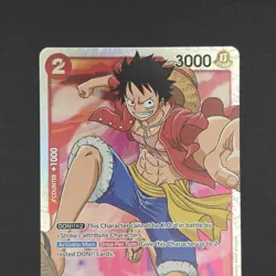 ONE PIECE TCG Monkey D. Luffy ROMANCE DAWN OP01-024 Foil - Image 3