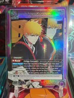 Union Arena English UE01BT Bleach Ichigo Kurosaki SR BLC-1-041 NM - Image 1