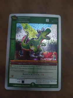 Metazoo Mini T-Rex Playtester Holo UFO Card Near Mint - Image 1