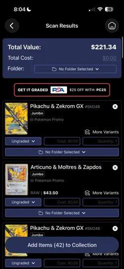 Pokemon TCG 42 Jumbo Card Lot - Image 1