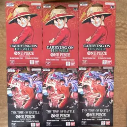 HEAVY PACKS Bandai Namco One Piece Card Game Booster Packs OP-13 OP-16 English - Image 1
