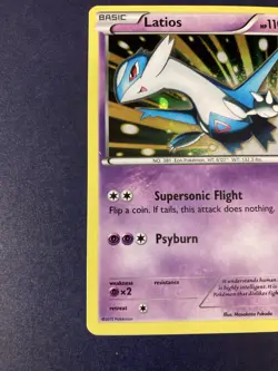Pokemon Latios Cosmos Holo Card XY65 2015 Rare Trading Card TCG LP - Image 5