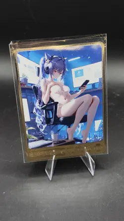 #021/288 Reluctant ZP-04 Metal Waifu Card - KeQing (Genshin Impact) - Image 1