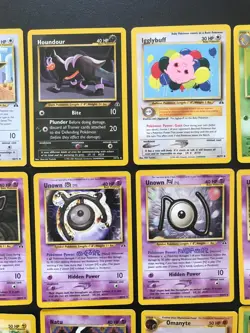 Complete Uncommon & Common Pokemon Neo Discovery set 37-75 Cards WOTC vintage - Image 3