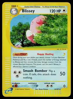 Pokemon Card - Blissey Aquapolis 6 Reverse Holo Rare - Image 1