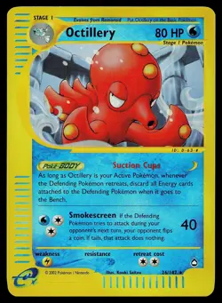 Pokemon Card - Octillery Aquapolis 26 Reverse Holo Rare - Image 1