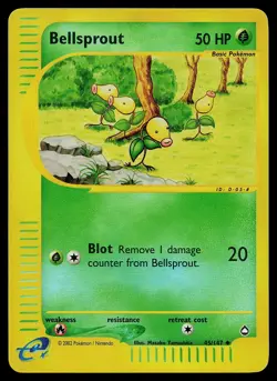 Pokemon Card - Bellsprout Aquapolis 45 Reverse Holo Uncommon - Image 1