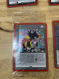 2023 Metazoo Kuromi's Cryptid Carnival - 3 Sets Of 3 Promo Cards Factory Sealed - Image 2