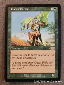 Gaea's Herald Planeshift NM Green Rare MAGIC THE GATHERING MTG CARD (DS3D1A2)... - Image 1