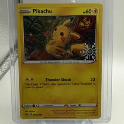 Pikachu - (Holiday Calendar) SWSH153 SWSH: Sword & Shield Promo Cards Holo - Image 1