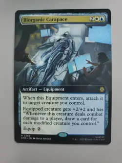 MTG Biorganic Carapace Marvel's Spider-Man Extended Art Rare - Image 1