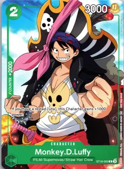 Monkey.D.Luffy (Welcome Pack Vol. 2) C3 One Piece Promotion Cards ST16-005 NM - Image 1