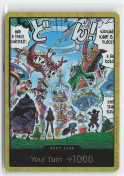 DON!! Card (Egghead) (Gold) The Azure Sea's Seven - Image 1