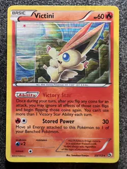 Victini 23/113 Holo Rare Pokemon Card NM - Image 1