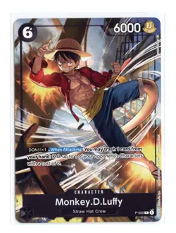 Monkey.D.Luffy (Pirates Party Vol. 3) P-035 PR Normal One Piece Promo Card LP - Image 1
