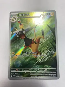 Pokemon TCG Heliolisk Twilight Masquerade Illustration Rare Holo Card 177/167 - Image 1