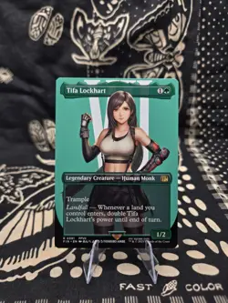 Tifa Lockhart 391 Borderless Final Fantasy Magic The Gathering MTG NM - Image 1
