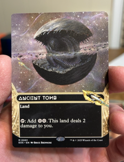 MTG Ancient Tomb 0001 (Borderless) EOE: Stellar Sights (Regular) NM - Image 1