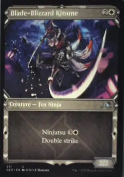 Blade-Blizzard Kitsune (Showcase) - Kamigawa: Neon Dynasty: #331 - Image 1