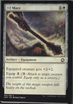 +2 Mace - Adventures in the Forgotten Realms: #1, Magic: The Gathering Nm R127 - Image 1