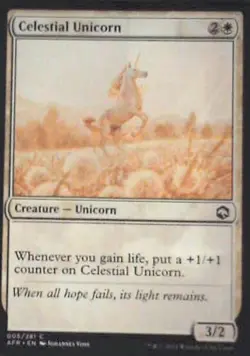 Celestial Unicorn - Adventures in the Forgotten Realms: #5, MTG Nm R127 - Image 1