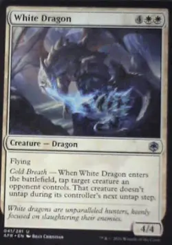 White Dragon - Adventures in the Forgotten Realms: #41, MTG Lp R234 - Image 1