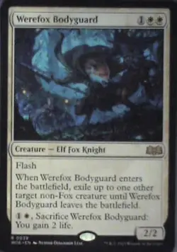 Werefox Bodyguard - Wilds of Eldraine: #39, Magic: The Gathering Nm R239 - Image 1
