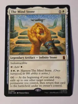Marvel MtG, The Mind Stone MSH 0021 Mythic Quick Shipping - Image 1