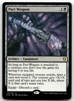 Pact Weapon #139 (NM) Baldur's Gate CLB Magic MTG - Image 1