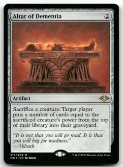 Altar of Dementia #218 (NM) Modern Horizons MH1 Magic MTG - Image 1