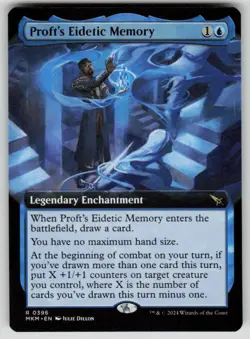 Proft's Eidetic Memory (Extended Art) Rare Murders at Karlov Manor 396 MTG NM - Image 1