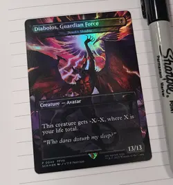 Diabolos, Guardian Force - Death's Shadow -Foil Near Mint MTG - Image 1