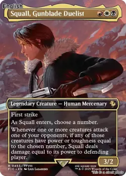 Squall, Gunblade Duelist (Borderless) EN [FIC - 453] - NM TCG MTG - Image 1