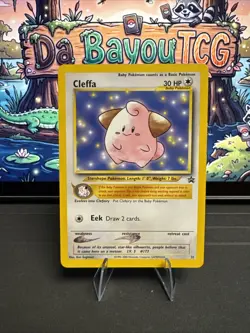Cleffa 31 Black Star Promo Pokemon Card Wotc - Image 1
