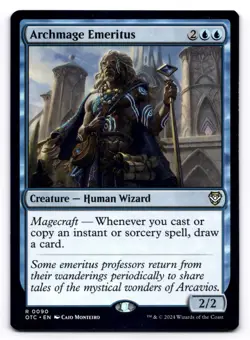 Archmage Emeritus NM Commander: Outlaws of Thunder Junction 90 MTG Magic Regular - Image 1