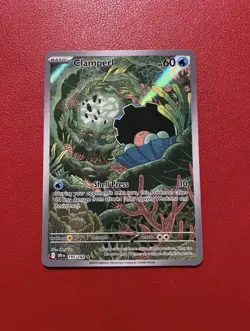 Pokemon TCG Clamperl Holo Illustration Destined Rivals 195/182 NM Condition - Image 1