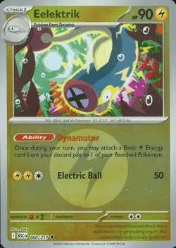 Eelektrik (Energy Symbol) 060/217 Reverse Holo Pokemon TCG ASC Ascended Heroes - Image 1