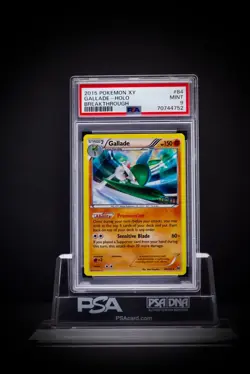 2015 Pokemon XY Breakthrough Gallade holo 84 PSA 9 - Image 1