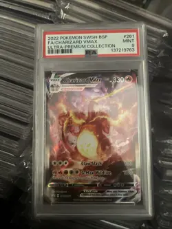 2022 Pokemon SWSH BSP FA/Charizard VMAX Ultra-Premium Collection PSA 9 - Image 1