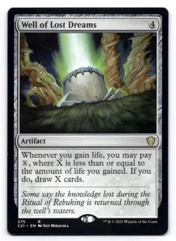 Well of Lost Dreams NM Commander 2021 275 MTG Magic Regular - Image 1